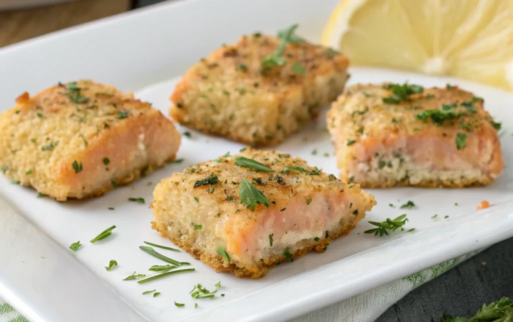 Crispy Lemon Herb Salmon Bites recipe 3