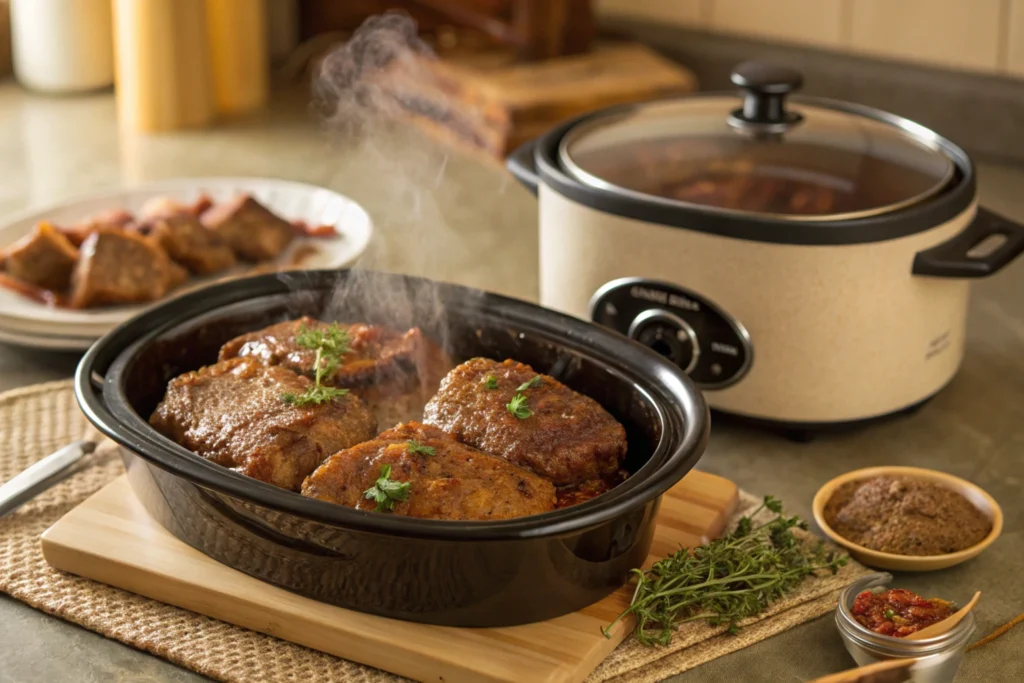 Easy Slow Cooker Cube Steak with Rich Gravy