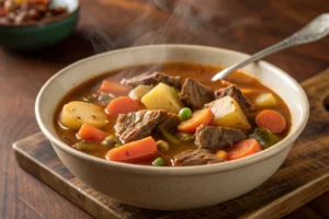 Old-Fashioned Vegetable Beef Soup Recipe