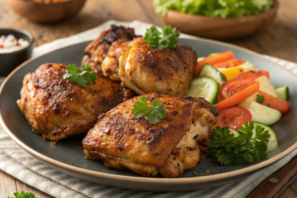 Spicy Cajun Chicken Thighs