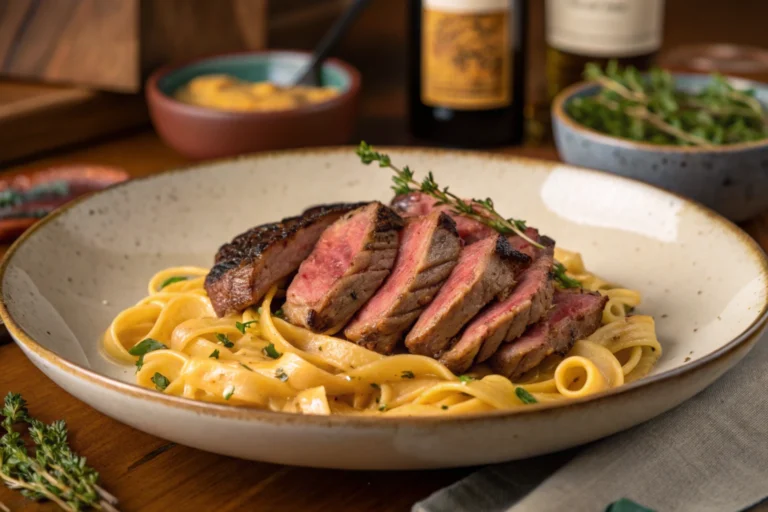 Steak and Pasta Recipe