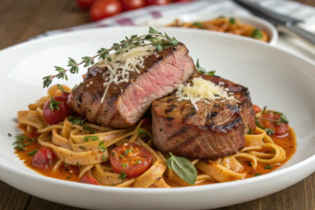 Steak and Pasta Recipe