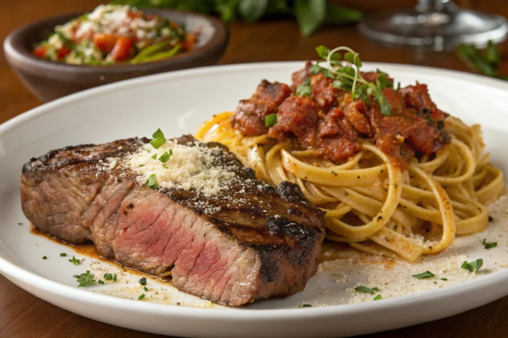 Steak and Pasta Recipe