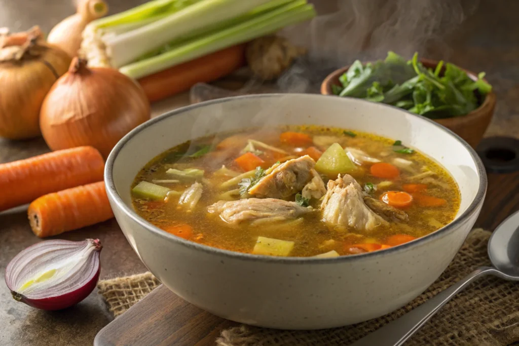 Make Delicious Chicken Soup From Bones Today