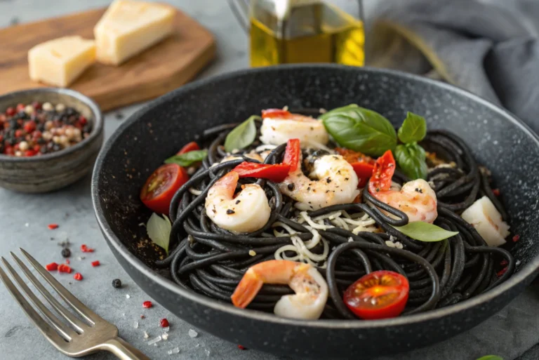 squid ink seafood pasta recipe