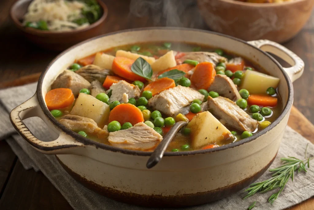 Hearty Wild Turkey Stew with Seasonal Vegetables