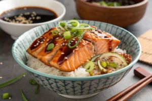 Salmon Teriyaki Bowl