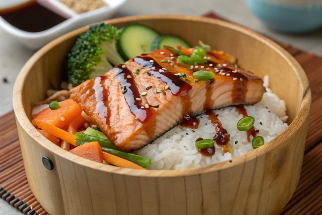 Salmon Teriyaki Bowl