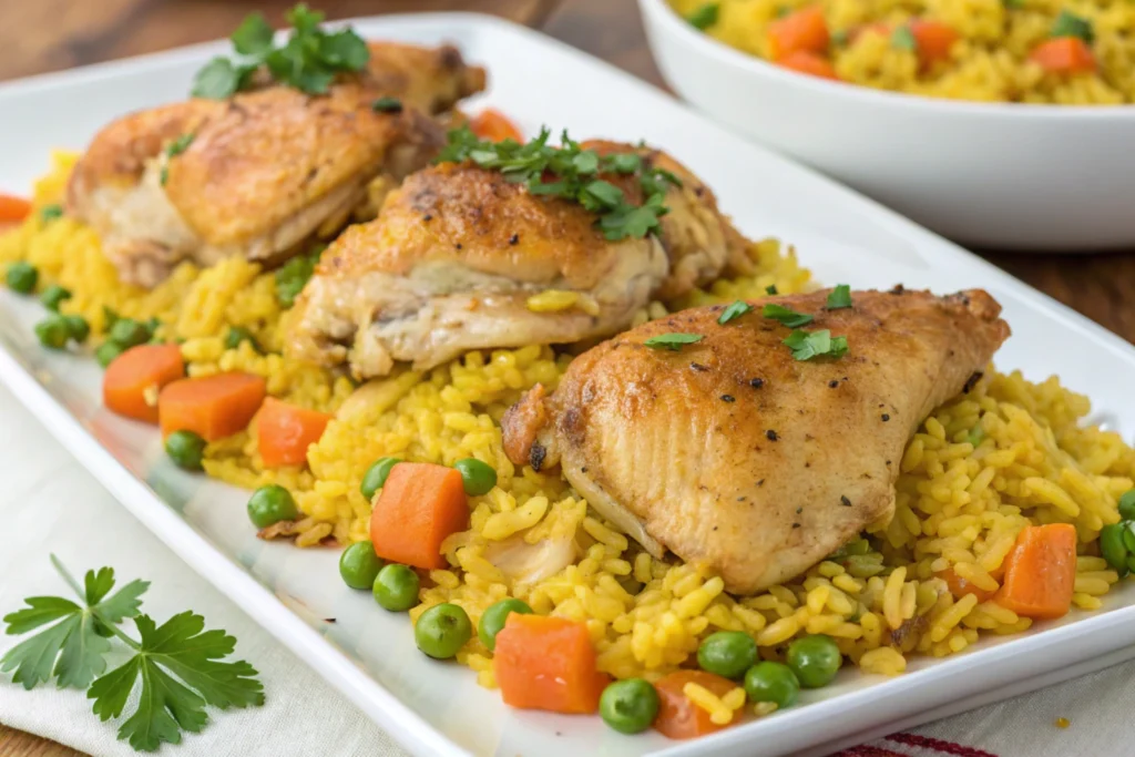 chicken and yellow rice recipe