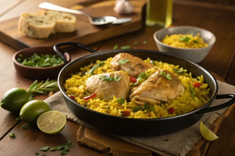 chicken and yellow rice recipe